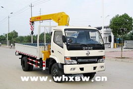 供應(yīng)2噸隨車吊平板車，湖北隨州程力廠家直銷